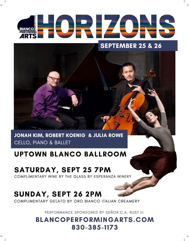 Blanco Performing Arts presents Horizons Season Opener