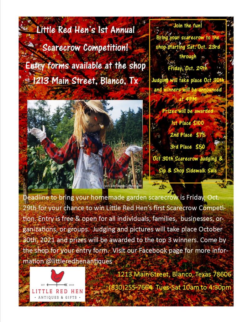 Little Red Hen Scarecrow Competition