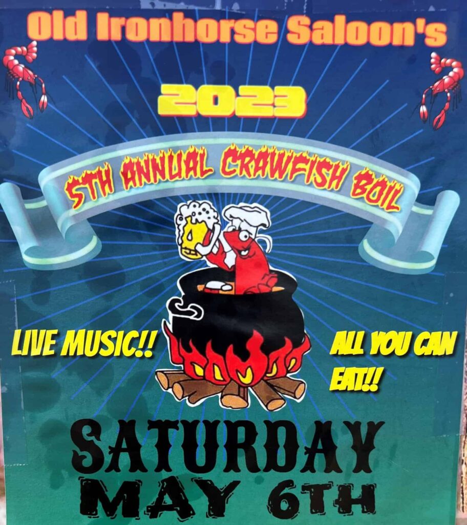 Crawfish Boil at Old Ironhorse Saloon