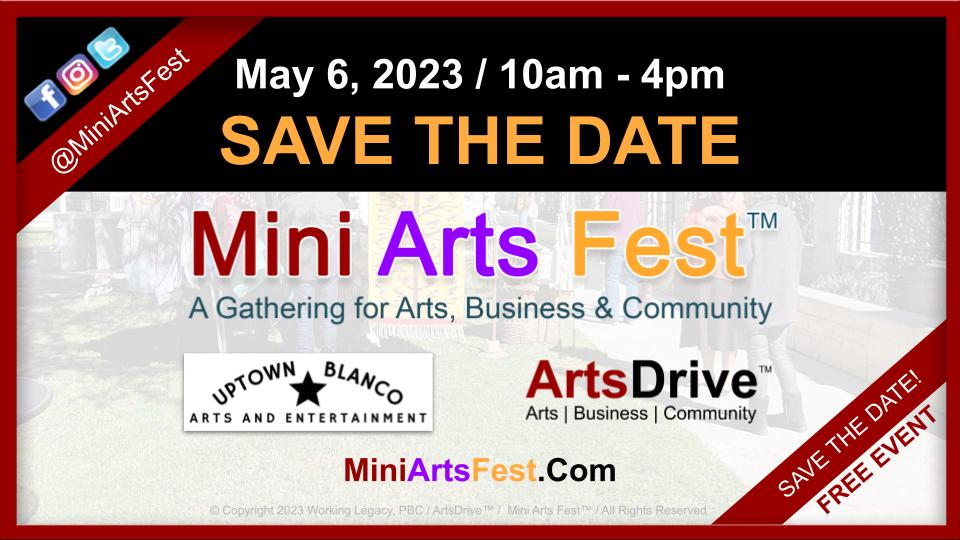 Mini-Arts Fest at Uptown Blanco Courtyard