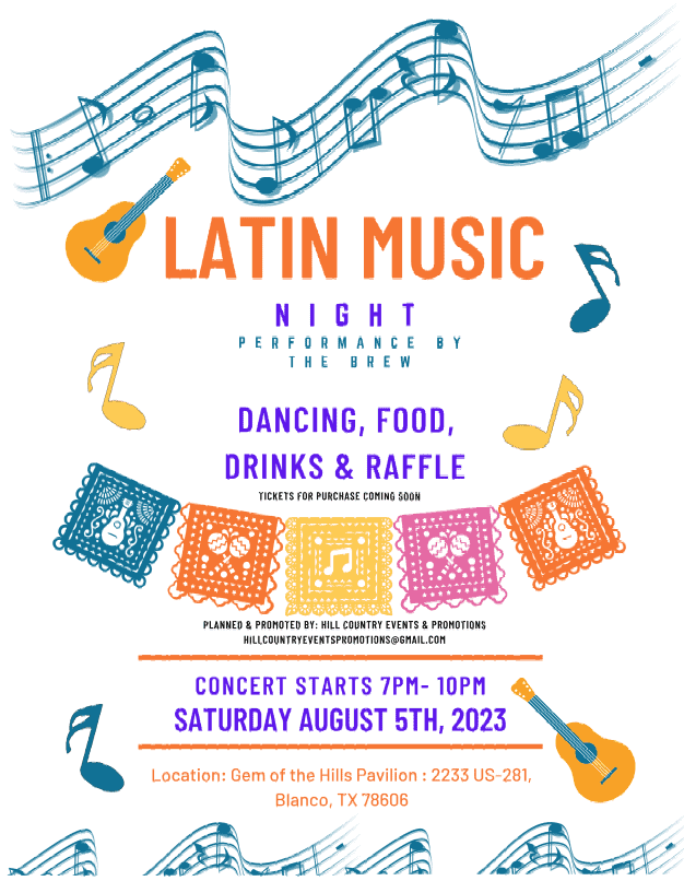 Latin Night at Gem of the Hills with THE BREW