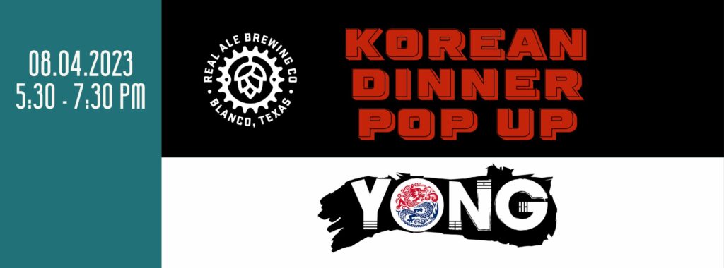 Korean Pop-Up at Real Ale Brewing