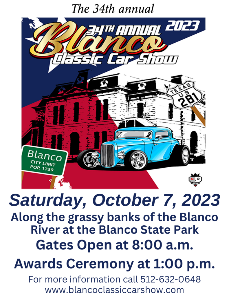 34th Annual Blanco Classic Car Show