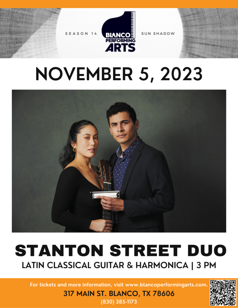 Blanco Performing Arts presents Stanton Street Duo