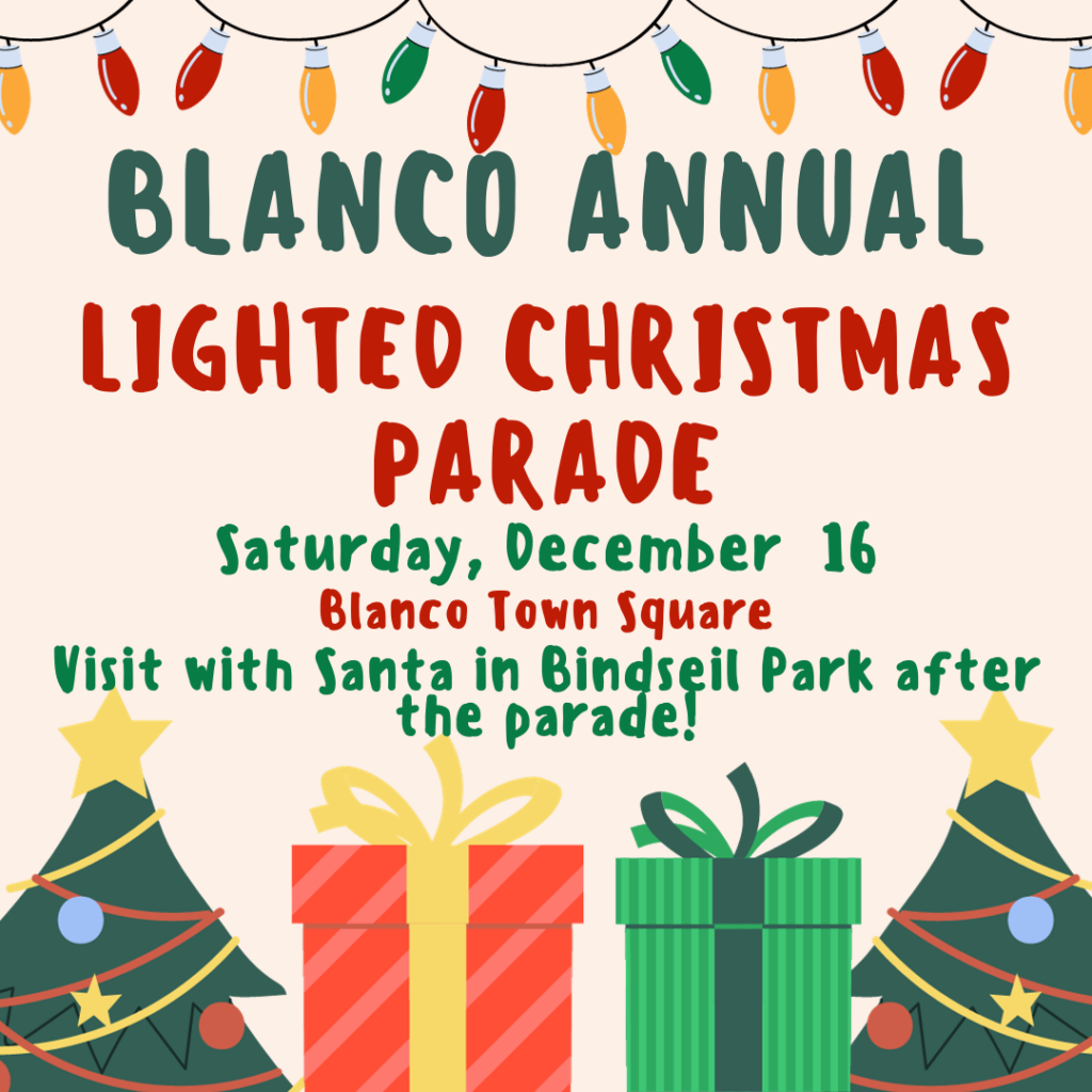 Blanco's Annual Lighted Christmas Parade